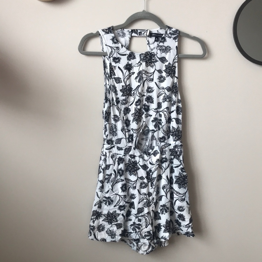 Kendall And Kylie Black and White Romper